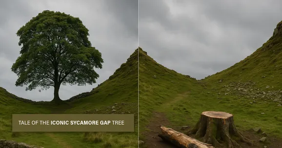 Article - Interesting facts about the world-famous Sycamore Gap tree, which was illegally chopped down