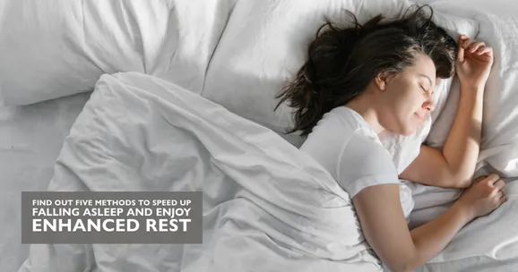 Article - Five Tips for falling asleep quicker and getting better sleep.